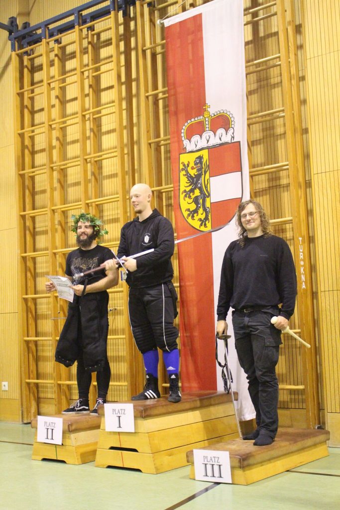 Bastin Tilgner gewinnt die Salzburger Landesmeisterschaft im Langen Schwert