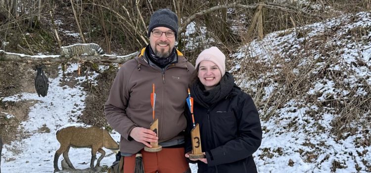 2. und 3. Platz am Bogenturnier in Hirschau