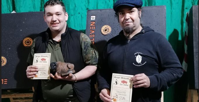 1. und 3.Platz beim OxBow Bogenturnier