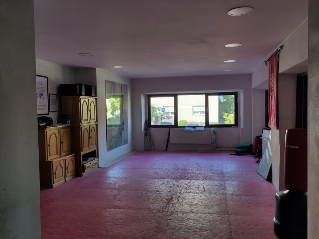Fechtsaal im Kampfkunstzentrum Hohenstein bei Hersbruck